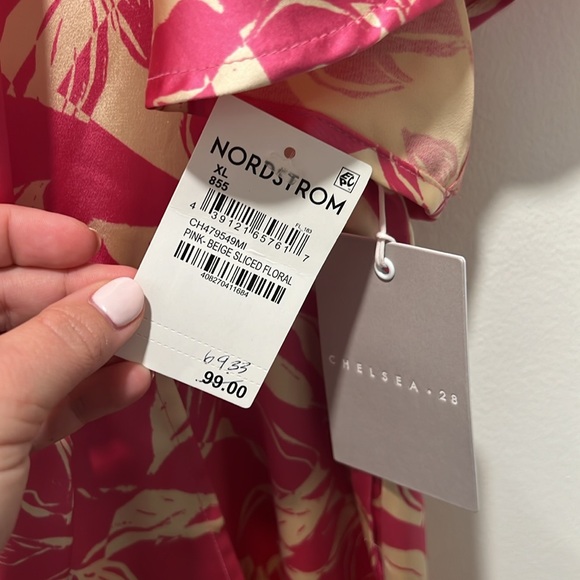NWT Chelsea 28 Pink Wrap Dress ( from Nordstrom) - Picture 5 of 9